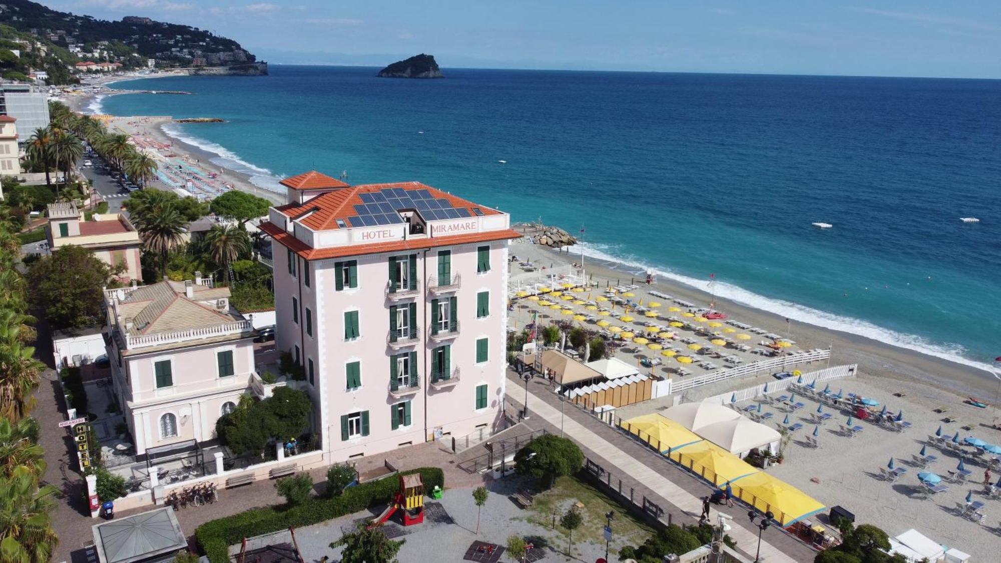 Hotel Miramare Споторно Экстерьер фото